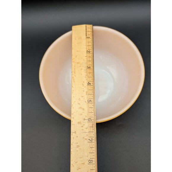 1970's Vintage Anchor Hocking Fire Orange Nesting Mixing Bowl - Picture 4 of 5